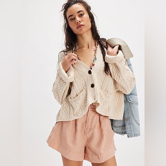 Free People Washed Ashore Cardigan - Picture 2 of 7